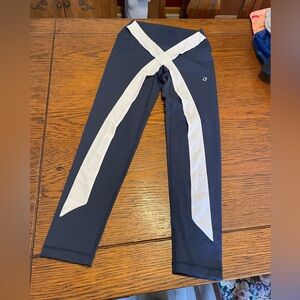 Stylish Navy and White Leggings